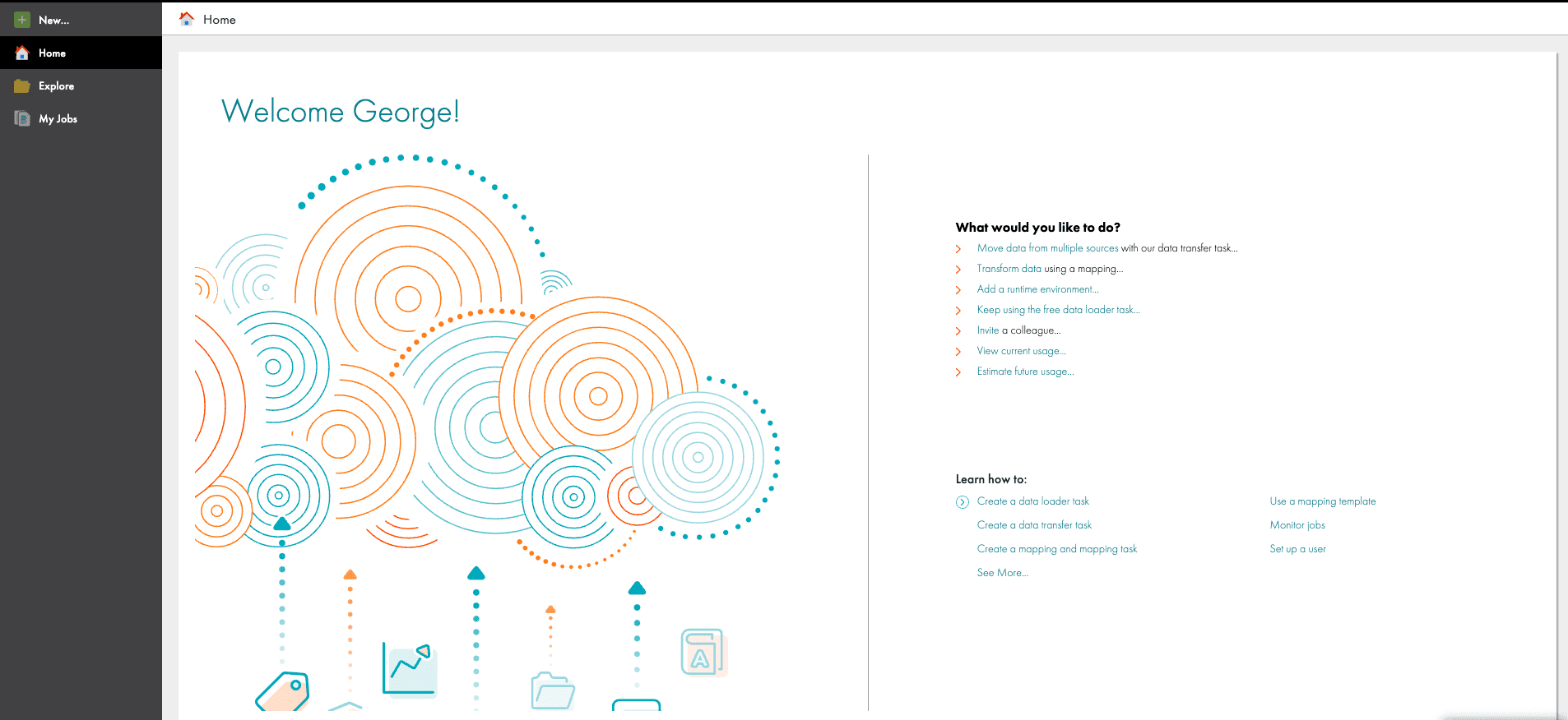 A screenshot of Informatica, a reverse etl tool