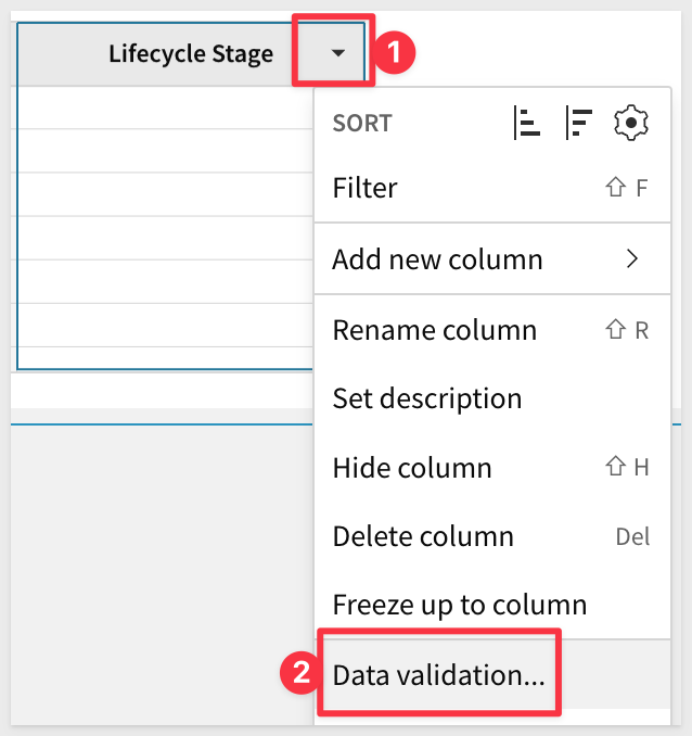 data validation