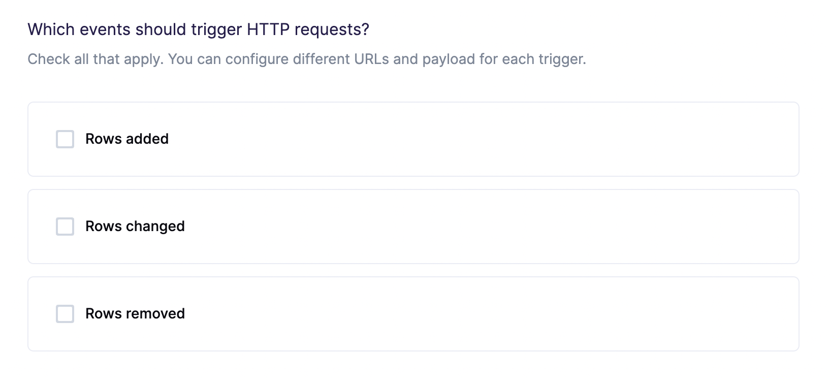 Setting up the HTTP Request destination in the Hightouch UI