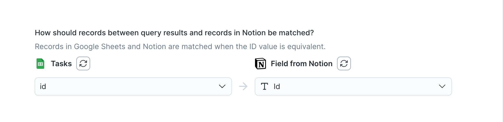 Record matching in the Hightouch UI