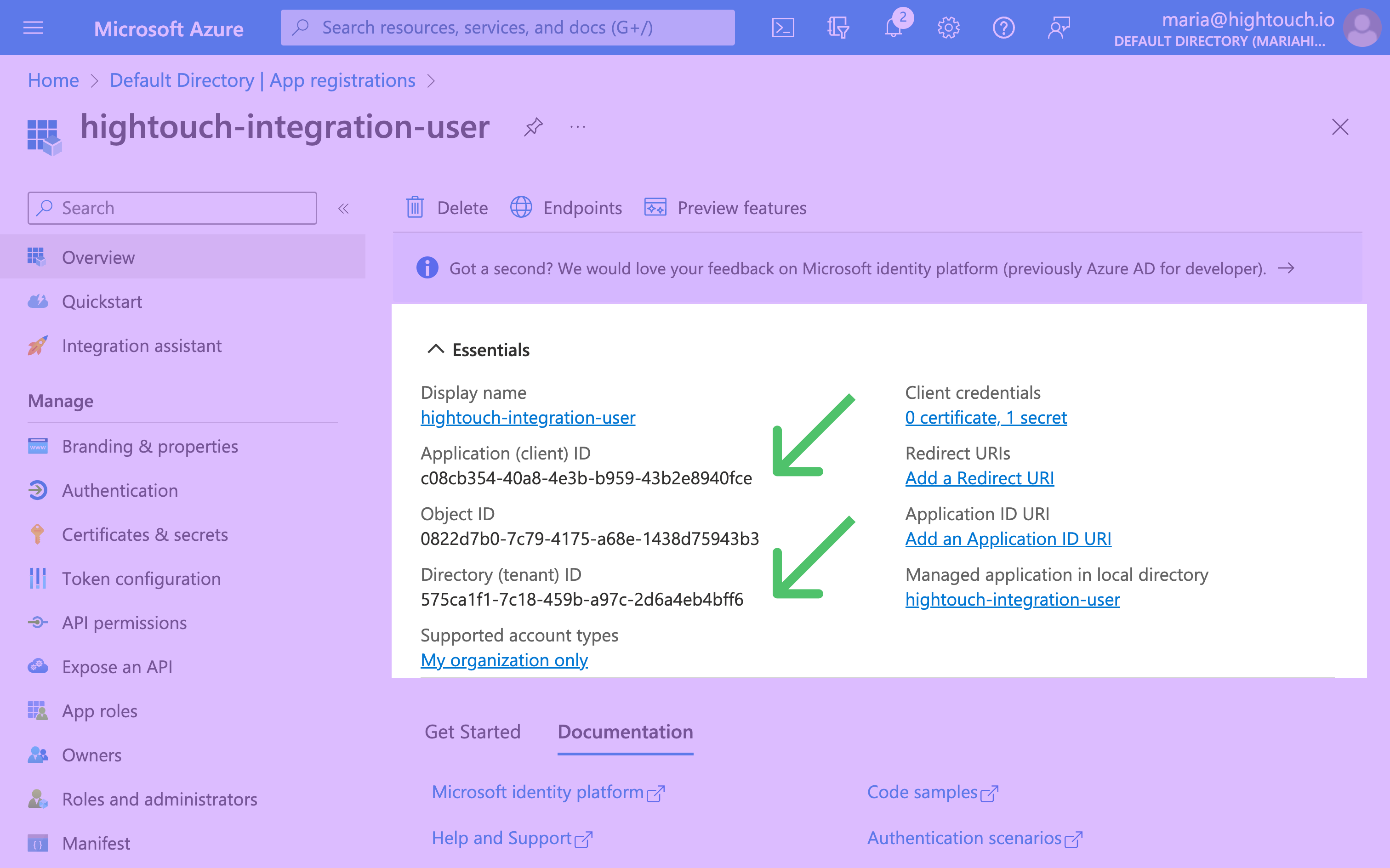 Azure Portal screenshot