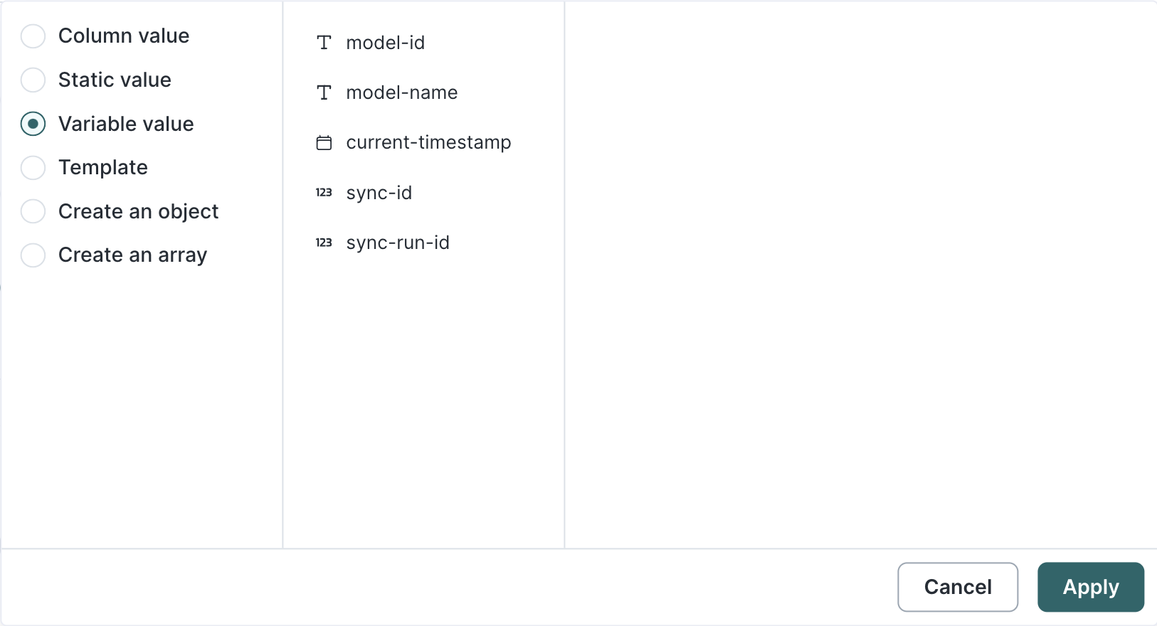 Variable Mapping