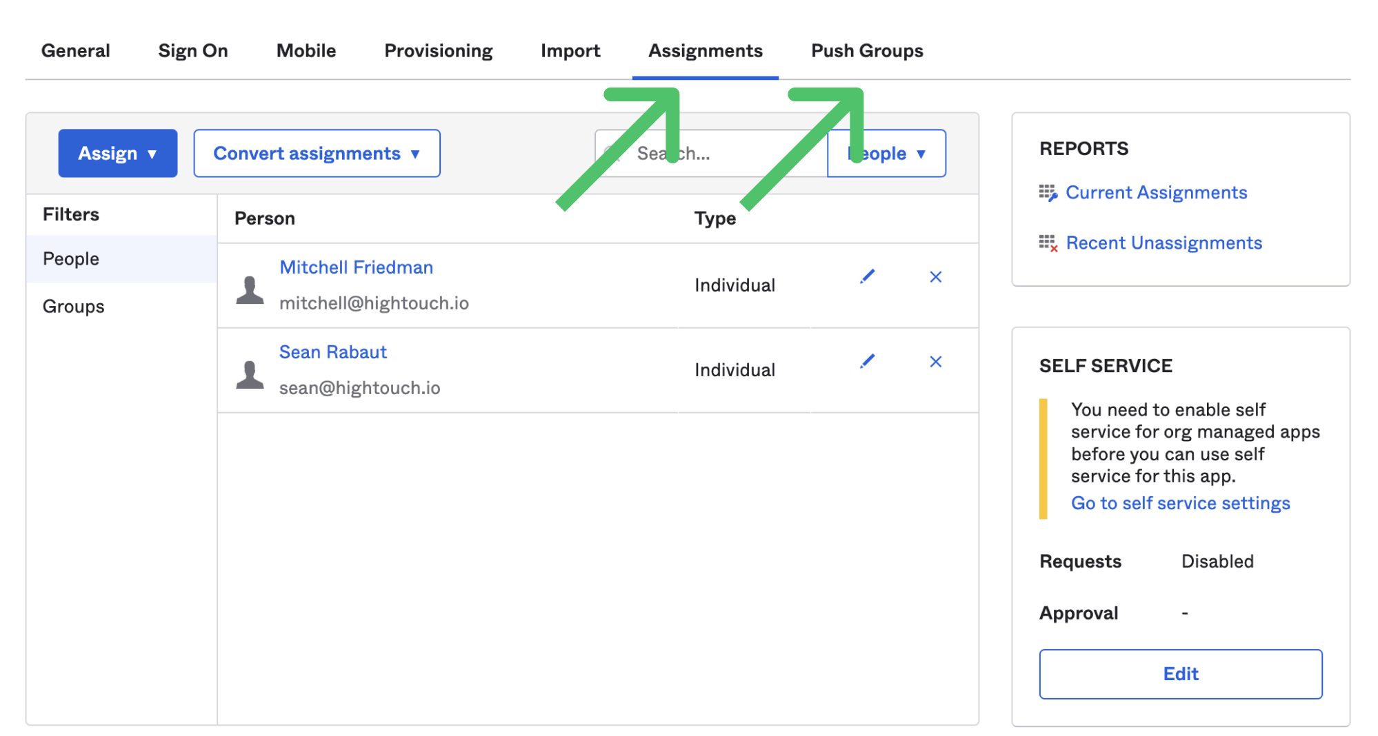 SCIM provisioning